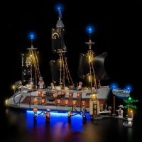 BB LED Beleuchtungs-Set f&uuml;r LEGO&reg; 75646 One Piece - Garps Marineschlachtschiff mit Fernbedienung