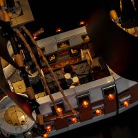 BB LED Beleuchtungs-Set f&uuml;r LEGO&reg; 75646 One Piece - Garps Marineschlachtschiff mit Fernbedienung