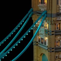 BB LED Lighting Set for LEGO&reg; 21067 Tower Bridge including remote control
