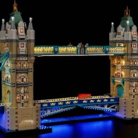 BB LED Lighting Set for LEGO&reg; 21067 Tower Bridge including remote control