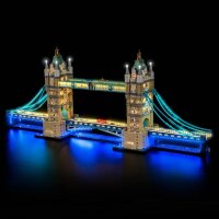 BB LED Lighting Set for LEGO&reg; 21067 Tower Bridge including remote control