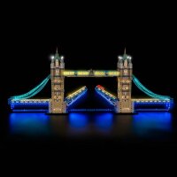 BB LED Lighting Set for LEGO&reg; 21067 Tower Bridge including remote control