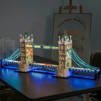 BB LED Lighting Set for LEGO&reg; 21067 Tower Bridge including remote control