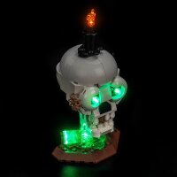 BB Set di illuminazione a LED per LEGO&reg; 40883 Candela-teschio di Halloween