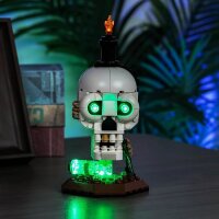 BB Set di illuminazione a LED per LEGO&reg; 40883 Candela-teschio di Halloween