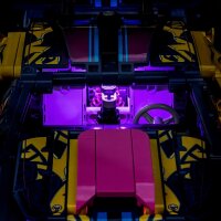BB LED Beleuchtungs-Set f&uuml;r LEGO&reg; 42236 Ford Mustang GT Auto aus der Tuning-Werkstatt mit Fernbedienung