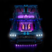 BB LED Beleuchtungs-Set f&uuml;r LEGO&reg; 42236 Ford Mustang GT Auto aus der Tuning-Werkstatt mit Fernbedienung