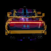 BB LED Beleuchtungs-Set f&uuml;r LEGO&reg; 42236 Ford Mustang GT Auto aus der Tuning-Werkstatt mit Fernbedienung