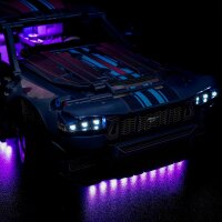 BB LED Beleuchtungs-Set f&uuml;r LEGO&reg; 42236 Ford Mustang GT Auto aus der Tuning-Werkstatt mit Fernbedienung