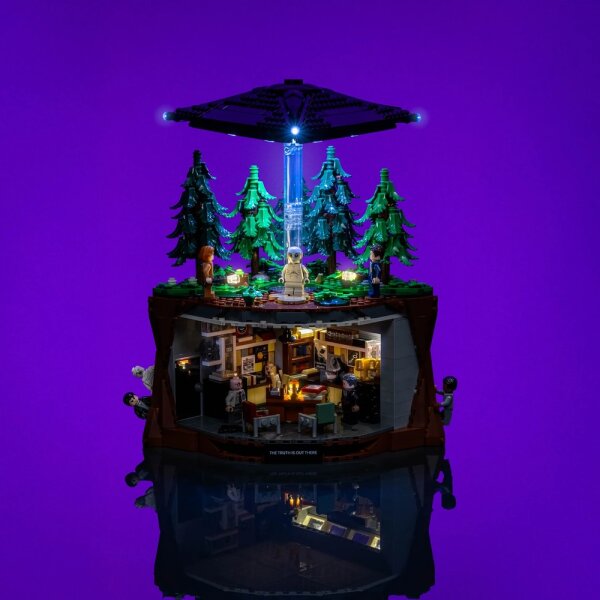 LMB 2.0 Kit di luci per il set  LEGO&reg; 21369 The X-Files