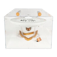Acrylic display for Playmobil 70548 Star Trek U.S.S. Enterpirse NCC-1701 (With white floor)