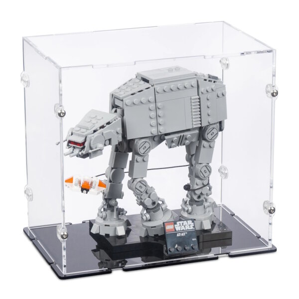 Display in acrilico per LEGO&reg; 75440 Star Wars AT-AT (con fondo nero)