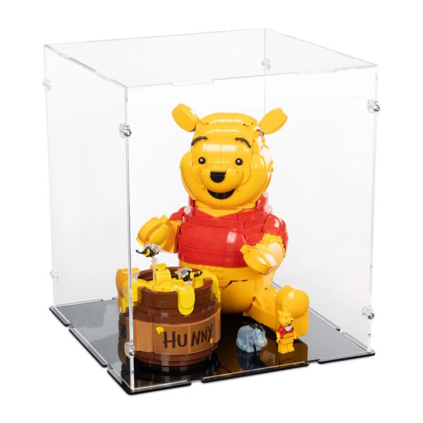 Pr&eacute;sentoir en acrylique pour LEGO&reg; 43300 Winnie lOurson (avec fond noir)