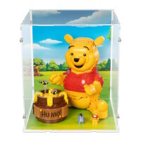 Acryl-Display f&uuml;r LEGO&reg; 43300 Winnie Puuh (Mit Hintergrundbild & weissem Boden)