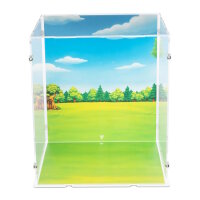 Acryl-Display f&uuml;r LEGO&reg; 43300 Winnie Puuh (Mit Hintergrundbild & weissem Boden)