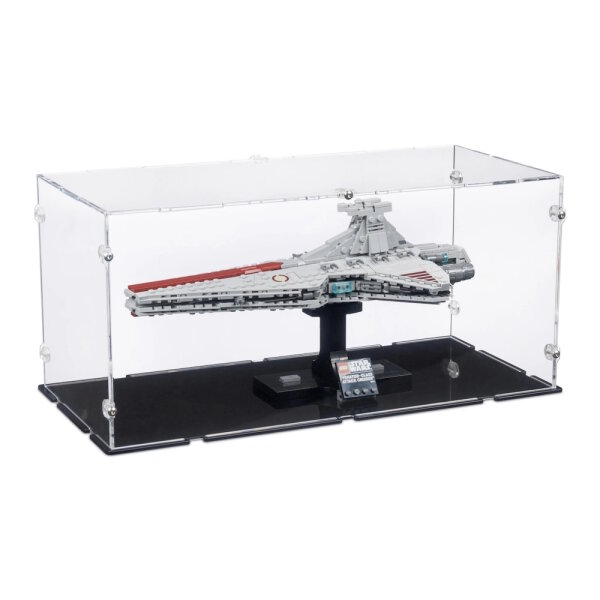 Acrylic display for LEGO&reg; 75441 Star Wars - Ventor-Class Attack Cruiser (With black floor)