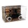Acrylic Display Case for LEGO&reg; 11376 Ford Model T (with Retro Street Scene Background Image & Cobblestone Base Design)
