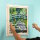 Acrylic wall display for LEGO&reg; 31220 Claude Monet Bridge over a Pond of Water Lilies (with white background)