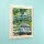 Acrylic wall display for LEGO&reg; 31220 Claude Monet Bridge over a Pond of Water Lilies (with white background)