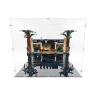 Acryl-Display f&uuml;r LEGO&reg; 75810  Stranger Things - Die andere Seite (Mit schwarzem Boden)