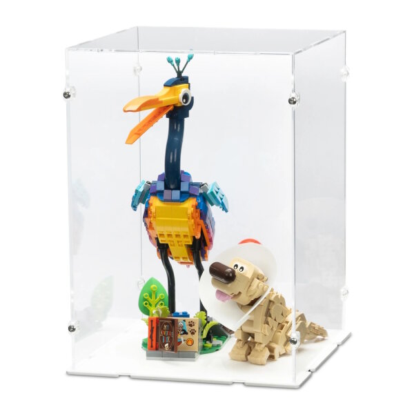 Acryl-Display f&uuml;r LEGO&reg; 43290 Disney - Kevin und Dug (mit weissem Boden)
