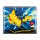 Acryl-Display f&uuml;r LEGO&reg; 72152 Pok&eacute;mon Pikachu und Pok&eacute;ball  (Mit Hintergrundbild & schwarzem Boden)