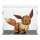 Pr&eacute;sentoir en acrylique pour LEGO&reg; 72152 Pok&eacute;mon &Eacute;voli (avec fond noir)
