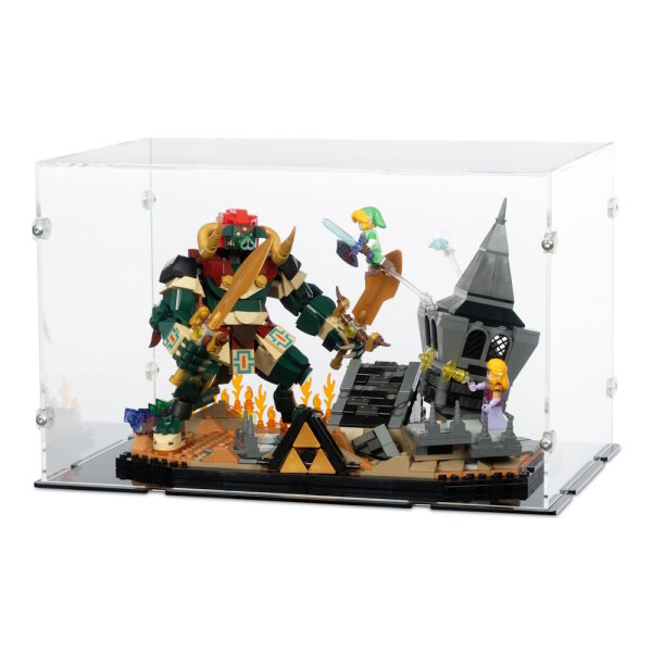 Acrylic display for LEGO&reg; 77093 Zelda - Ocarina of Time Final Battle (With black floor)
