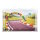 Display acrilico per LEGO&reg; 72050 Mario Kart Luigi e Mach 8  (con immagine di sfondo e base nera)