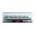 Display acrilico per LEGO&reg; 40955 Nave Portacontainer Maersk Dual-Fuel (con immagine di sfondo e base nera)