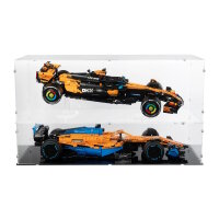 Acryl-Display XL f&uuml;r LEGO&reg; 42228 McLaren MCL39 F1 Rennwagen (Mit klarem Boden & 2 Acryl-St&auml;nder, Stapelbar)