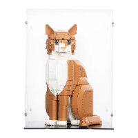Acrylic display for LEGO&reg; 21376 Orange Cat (With...