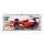 Acrylic display for LEGO&reg; 11375 Ferrari F2004 & Michael Schumacher (With background image & black base)