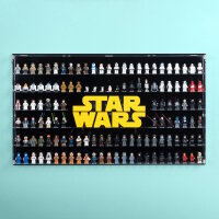 Acryl-Wand-Display f&uuml;r 128 LEGO&reg;  Star Wars...