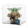 Pr&eacute;sentoir en acrylique pour LEGO&reg; 75446 Star Wars - Grogu, apprenti du Mandalorien (avec fond noir)