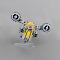 Acryl-St&auml;nder f&uuml;r LEGO&reg; 75447 Star Wars - Razor Crest (Angewinkelt 6 cm hoch)