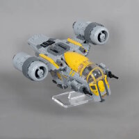 Acryl-St&auml;nder f&uuml;r LEGO&reg; 75447 Star Wars - Razor Crest (Angewinkelt 6 cm hoch)