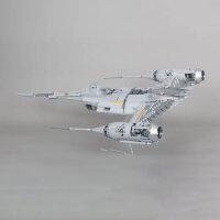 Supporto 2 in 1 in acrilico per LEGO&reg; 75442 Star Wars - N-1 Starfighter del Mandaloriano (regolabile)