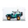 Display in acrilico per LEGO&reg; 42227 Jeep Wrangeler Rubicon SUV (con fondo nero)