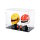 Acrylic display for 2 x LEGO&reg; F1 helmets (with black base)