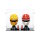 Acrylic display for 2 x LEGO&reg; F1 helmets (with black base)