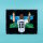 Display da parete in acrilico per LEGO&reg; 43018 Lionel Messi &ndash; Celebrazione (con sfondo nero)