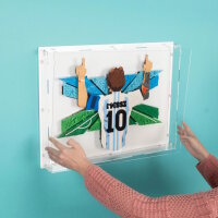 Acryl-Wand-Display f&uuml;r LEGO&reg; 43018 Lionel Messi...