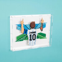 Acryl-Wand-Display f&uuml;r LEGO&reg; 43018 Lionel Messi...
