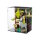 Pr&eacute;sentoir en acrylique pour LEGO&reg; 72423 Shrek, l&rsquo;&Acirc;ne et le Chat Pott&eacute; (With background image & black base)