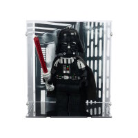 Acryl-Display f&uuml;r LEGO&reg; 75461 Star Wars - Grosse Darth-Vader Minifigur (Mit Hintergrundbild & schwarzem Boden)