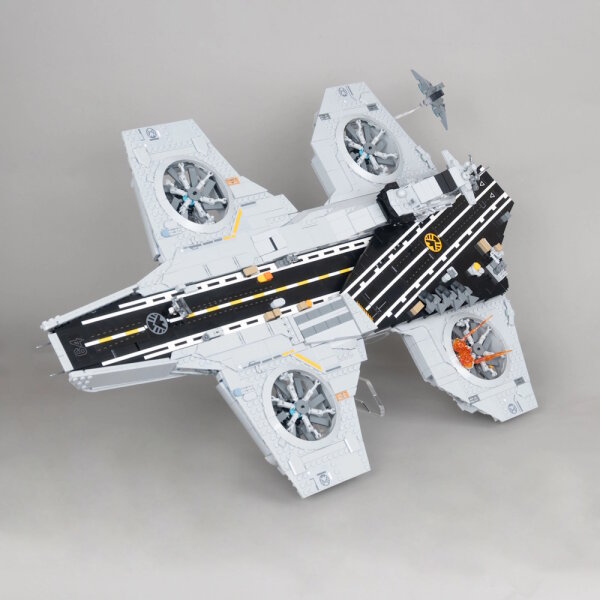 2-in-1 Acrylic Stand for LEGO&reg; 76354 S.H.I.E.L.D. Helicarrier