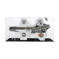 Pr&eacute;sentoir & Support 2en1 en acrylique pour  LEGO&reg; 76354 L&rsquo;h&eacute;liporteur du SHIELD (avec fond noir)