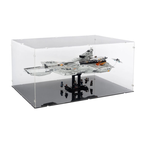 Acryl-Display XL f&uuml;r LEGO&reg; 76354 S.H.I.E.L.D.-Helicarrier (Mit schwarzem Boden)