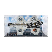 Acryl-Display XL & 2in1 St&auml;nder f&uuml;r LEGO&reg; 76354 S.H.I.E.L.D.-Helicarrier (Mit Hintergrundbild & schwarzem Boden)